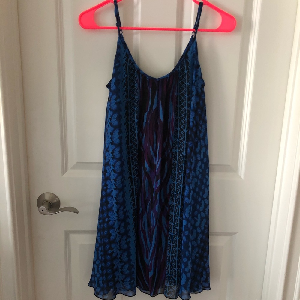 Blue shift dress
